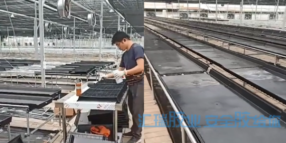 abs專用膠水批發廠家幫助蔬菜基地解決方形水槽粘（zhān）合問題