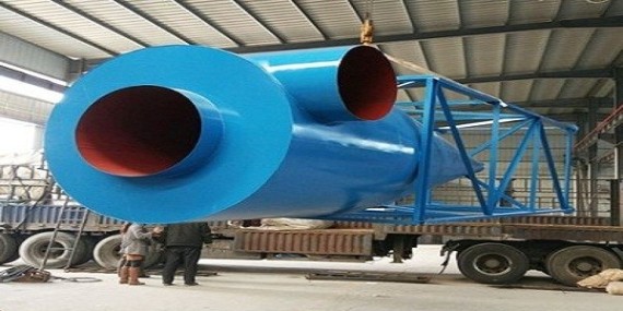 細粉旋風分離器殼體磨損修複，HR-8226耐磨修補劑來解決